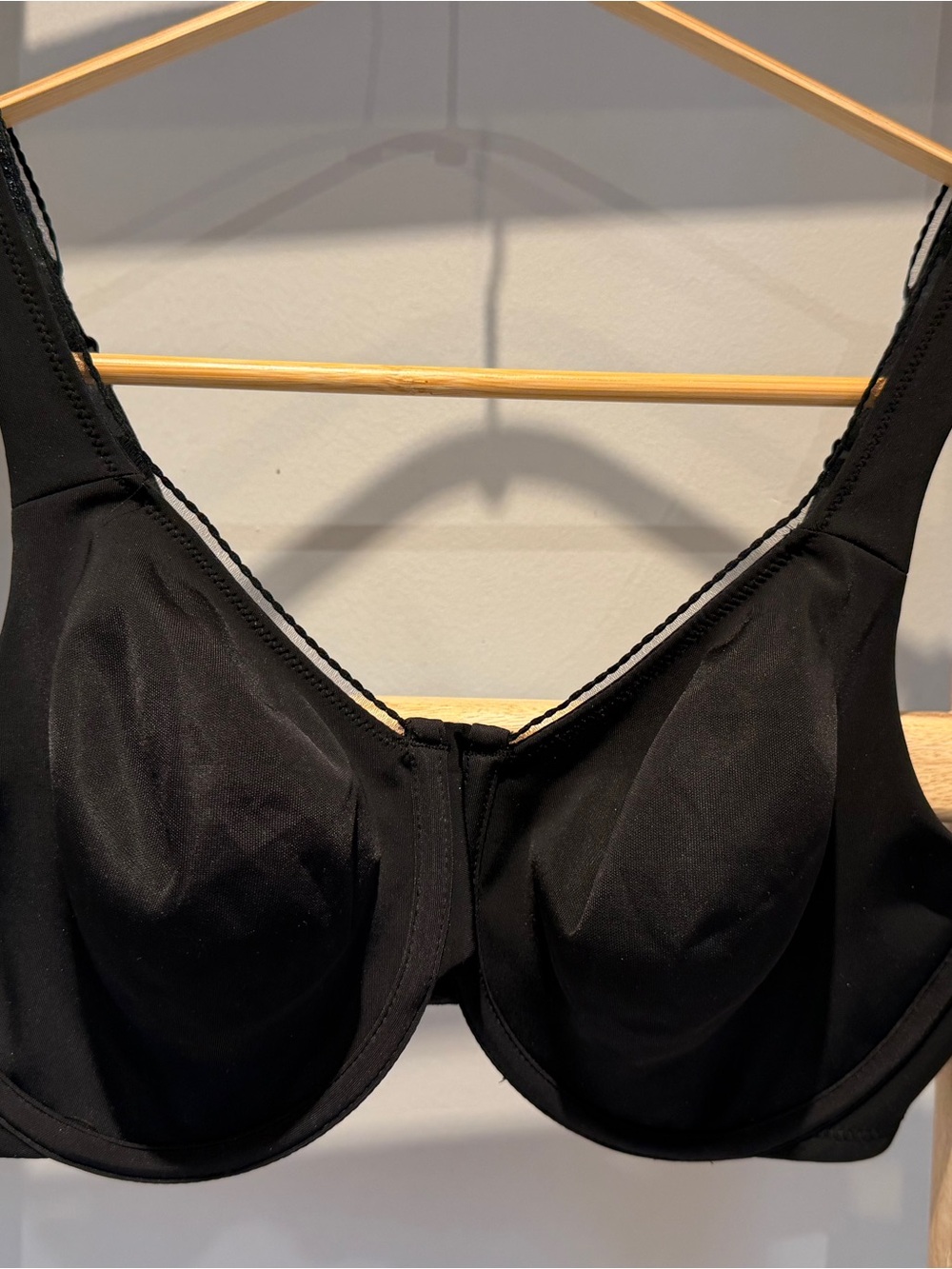 Wacoal Black Underwire 36D Full Coverage Bra 855352 NWOT No Padding Everyday Bra